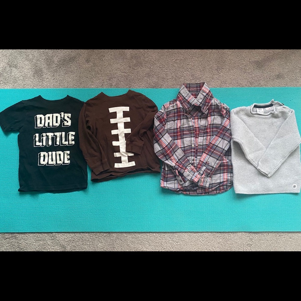 kids tops/sweater/shirts/T shirt 4-5 years old